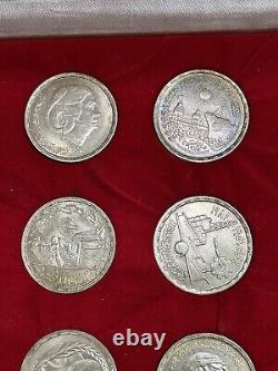 Very Rare Egyptian Set Of 36 Silver Coin