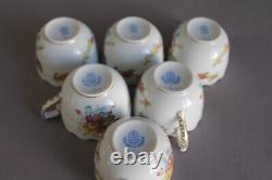 Very Rare Herend Liechtenstein 15 pc Coffee Mocca Set For 6 Persons