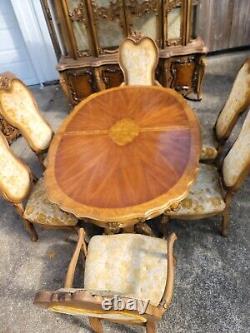 Very Rare Hoke French Provincial Dining Set Made By Hoke Company MD. Vintage