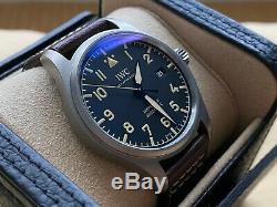 Very Rare IWC Pilot Mark XVIII Heritage Titanium Watch IW327006 in FULL SET