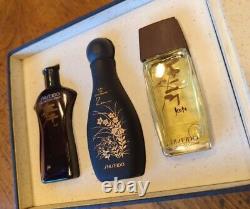 Very Rare Japanese Air Lines Shiseido Mai, Zen & Koto Cologne Gift Souvenir Set