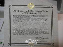 Very Rare Lgb 72997 Looney Tunes Set 27171 Engine Track Transformer & Papers
