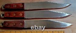 Very Rare Master Bill Page Knife 3x SET CLINKSCALE Sport Throwing 14 Knives
