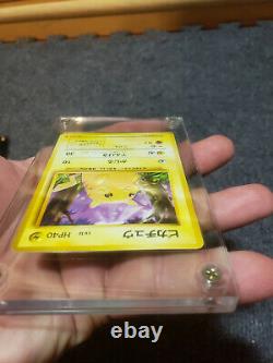 Very Rare Original Japanese Pikachu Number 25 Base Set Pokemon Card Free Ship