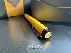 Very Rare Parker Duofold Mandarin Yellow Limited Edition Fountain Pen FULL SET