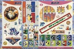 Very Rare Pokemon Card Jumbo Sticker-dass All 12 Sheet Complete Set Bandai/1997