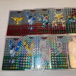 Very Rare Pokemon card Carddass Prism & Regular Japanese Bandai Set of 11 Mewtwo