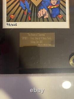 Very Rare Return Of Superman Framed SkyBox 4 Cards Limited Set 93/225 /