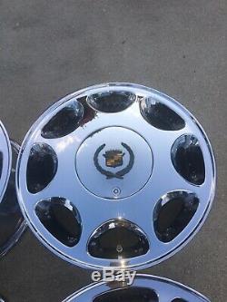 Very Rare Set RWD Cadillac Vogue Octavio Chrome Wheels Wheel Rims Rim 5x5 5x4.75