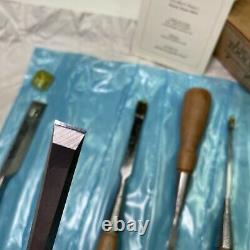 Very Rare Set, Used Lie-Nielsen Chisel Bevel Edge Bench O1 Steel (not A2)