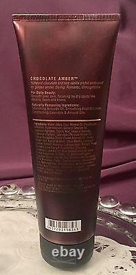 Very Rare! Set of 3 Bath and Body Works Chocolate Amber Body Creams