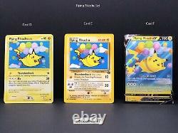 Very Rare Set of Pikachu Cards, Set of 8 (NM/M)