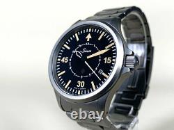 Very Rare Sinn 856 B-Uhr Tegimented Steel Limited Edition Watch in FULL SET