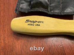 Very Rare. Snap-On Quick Cutter Hand Hack Saw WithYellow Screwdriver Handle HS50Y