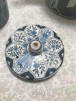 Very Rare Tea Set Graniteware Enamelware Japanese Decorated Antique Unique