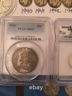 Very Rare US Coin Collection Silver, Proofs, Graded Sets, Raw