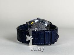 Very Rare Vacheron Constantin Quai De L'Ile Date Blue Dial Watch in FULL SET