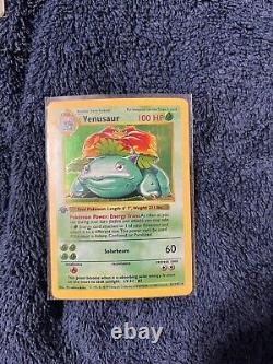 Very Rare Venusaur 1st Edition Pokémon Card Holo