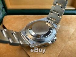 Very Rare Vintage 1990 Rolex 16710 GMT-Master II Coke Bezel Watch in FULL SET