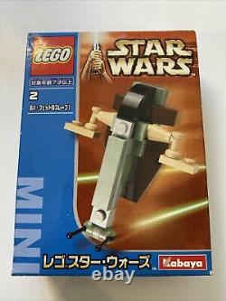 Very Rare Vintage Lego 6964 Star Wars Mini Kabaya set, Boba Fett Slave 1