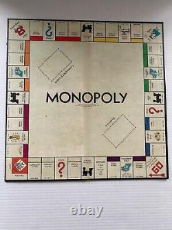 Very Rare Vintage Monopoly 1946 Board Game Set No. 6 Wooden Houses Hotels