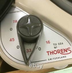Very Rare Vintage Nos Complete Knob Set For Thorens Td 124 Mk I