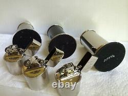 Very Rare Vintage Set of 3 Zippo Table Moderne 1960's, MINT Condition Pre-Owned