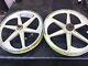 Very Rare White Or Yellow Acs Z-mags 6 Spoke Mags Old School Bmx Set Rims Zmags