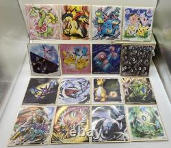 Very rare Pokemon Shikishi ART 2 All 16 Types Complete Set Japan Import BANDAI