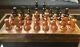 Very Rare Vintage Wooden Soviet Chess Set Of The 40s, Collectible Chess Set