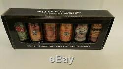Very rare collectibles set of 6 shot glass Jack Daniels Whiskey Tennessee old #7