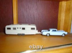 Vintage 1956 1957 Lincoln Mark II and Trailer Home Set. Very Rare Toy GORGEOUS