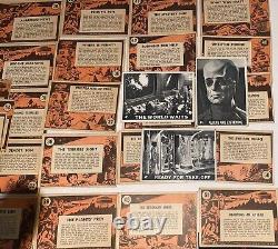 Vintage 1966 Space Production Cards Super Rare Set 1-55 Very Good Condition