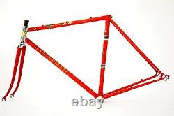 Vintage Cucchietti Bicycle Frameset Fiorelli Road Bike Frame Set 52 cm Very Rare