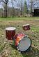 Vintage Rogers Cleveland 12,16,20 Drum Set Rare Very Close Serial #s