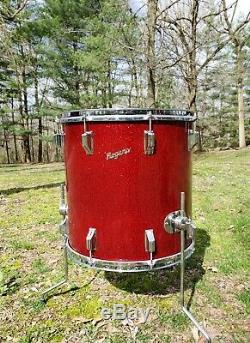 Vintage Rogers Cleveland 12,16,20 Drum Set RARE Very Close Serial #s