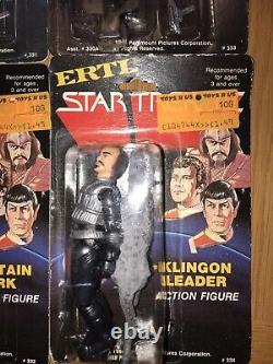 Vintage Star Trek III Set Of Four Action Figures Moc By ERTL 80s Very Rare