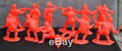 Vintage Timmee Russian soldiers complete set of 12 in red. Very Rare