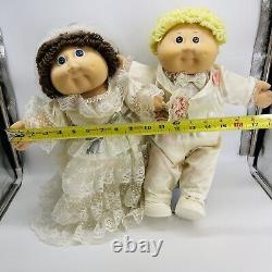 Vtg 1982 Japan Tsukuda Wedding Set Cabbage Patch Kids Bride Groom-very Rare-htf