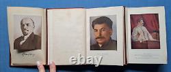 1950-1955? Oeuvres complètes de Staline Ensemble très rare de 18 livres soviétiques russes