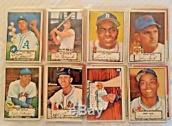 1952 Topps Baseball Complete Low # Set (-8) Withmost Stars Vg + / Vgex Tres Rare