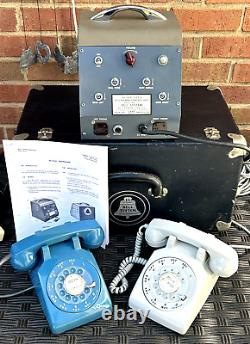 1959 Bell Systems Teletrainer Ks-16161 Ensemble D'entraînement Téléphonique Rotatif Very Rare