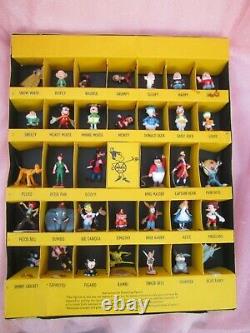 1960's Vintage Disneykins Complete Boxed Set Par Marx Rare & Very Nice Figures