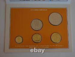1988 Portugal Ensemble de pièces de monnaie non circulées brillantes très rares