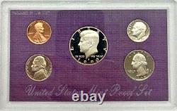 1990 No S Lincoln Penny Proof Set Ogp Us Mint Très Rare
