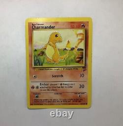 1995 Charmander Pokemon Carte, État De La Menthe, Très Rare, Ensemble De Base 2