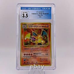 1996 Pokemon Japonese Base Set Charizard Holo Rare No. 006 Ccg 3.5 Très Bon+