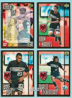 1997 Upper Deck MLS 50-card GOLD SET Plusieurs cartes dédicacées TRÈS RARES de soccer