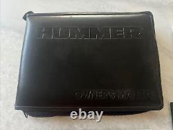 2001 Hummer H1 Manuel Des Propriétaires Set Very Rare
