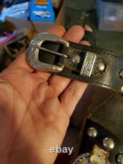 Années 1950 Vintage Hopalong Cap Guns Full Set Belt Cuffs - Spurs Badge Très Rare